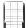 A close-up view of a black metal drying rack with a grid pattern. Podgląd zdjęcia produktu