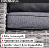 BRAST Gartenmöbel Set Hacienda   Grau/Anthrazit   bis zu 10 Produktbild-Vorschau 9