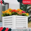 KOTARBAU® Donica Skrzynka Drewniana na Nóżkach 38 x 38 x 30 Podgląd zdjęcia produktu 3