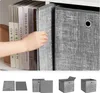 Songmics Aufbewahrungsbox Set Faltboxen Würfelregal Grau Produktbild-Vorschau 5