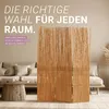 Homestyle4u Paravent Raumteiler 3 teilig Weide Natur Indoor Produktbild-Vorschau 3