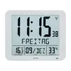 AMS 5884 Wanduhr Tischuhr Funk Funkwanduhr digital Datum Produktbild-Vorschau 1