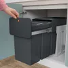 Hailo Einbau-Mülleimer EcoLine 3x10L Schwarz Produktbild-Vorschau 12