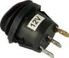 LED Wippschalter 12V IP65 rund Ø20mm EIN/AUS rot beleuchtet Produktbild-Vorschau 4