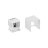 Lindby LED-Außenwandleuchte Nivar, eckig, weiß, 10 cm, IP54 Produktbild-Vorschau 9
