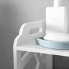 Weißer Badschrank mit Toilettenpapierhalter Produktbild-Vorschau 7