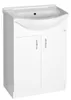 Aqualine SIMPLEX ECO 65 wastafelonderkast met wastafel, Productafbeelding-voorbeeld 1