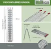 TRUTZHOLM 1 x Auffahrrampe klappbar 228 cm Traglast 340 kg Produktbild-Vorschau 2