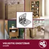 Set di angolari HOOZ con nervatura, angolari zincati per Anteprima dell’immagine prodotto 2
