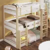 Letto a castello Merax 90x190 cm, letto a castello triplo Anteprima dell’immagine prodotto 4
