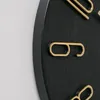 Schwarze Loft-Uhr TEMPO, Ø 30 cm Produktbild-Vorschau 2