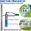 SucceBuy 1500 W pompa sommersa per pozzi profondi - 9,8 Anteprima dell’immagine prodotto 3