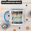 Trendation - Lehrerin Abschiedsgeschenk Tasse Geschenk zum Produktbild-Vorschau 3