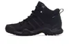 A black Adidas Terrex hiking boot shown from the side against a white background. Produktbild-Vorschau