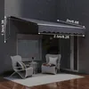 Markýza XMTECH s ručním sklápěcím ramenem 250x200cm markýza Náhled obrázku produktu 17