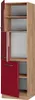 Vorratsschrank Vicco Fame-Line Bordeaux Hochglanz/Goldkraft Produktbild-Vorschau 4
