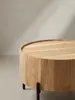 Couchtisch Akazie Massivholz 60x60x41 cm Rund mit Produktbild-Vorschau 8