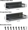 Gewürzregal Magnetisch für Kühlschrank, 4er Küchenregal Produktbild-Vorschau 7