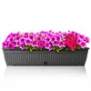 BigDean Blumenkasten 80cm mit abnehmbarem Untersetzer - aus Produktbild-Vorschau 1