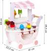 Dřevěný vozík se zmrzlinou ECOTOYS TL89015, 12 ks - N Náhled obrázku produktu 8
