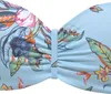 LASCANA Bügel-Bandeau-Bikini-Top Malia hellblau-bedruckt Produktbild-Vorschau 5
