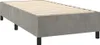 vidaXL Boxspringbettgestell Hellgrau 80x200 cm Samt Produktbild-Vorschau 3