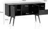 FineBuy Sideboard 140x75x40 cm Commode noire Voir les images du produit 3
