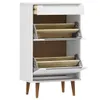 vidaXL Scarpiera MOLDE Bianco 59,5x35x103 cm in legno di Anteprima dell’immagine prodotto 5