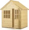 TP Toys Holz-Spielhaus REFUGE Braun mit Boden und Produktbild-Vorschau 3