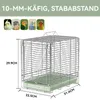 Vogelkäfig Edelstahl 304 faltbar 31,5×30×22cm leicht 1,8kg Produktbild-Vorschau 7