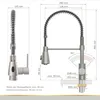 Lenz KALANI² Küchenarmatur Edelstahl-  Profi-Pendelbrause, Produktbild-Vorschau 7