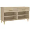 Schuhschrank Sonoma-Eiche 102x35x55 cm Holzwerkstoff Produktbild-Vorschau 1