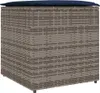 vidaXL Kissenbox mit Speicher Grau 50 x 50 x 50 cm Produktbild-Vorschau 1