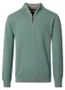 CASAMODA Herren Strick-Troyer Zipper Regular Baumwolle Grün Produktbild-Vorschau 9