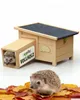 Igelhaus Igelhütte Holz zooprinz Hugo | mit Labyrinth Produktbild-Vorschau 1