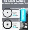 Fahrradpumpe Mini Elektrische Luftpumpe 120PSI, LED-Licht & Produktbild-Vorschau 4