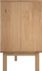 The back view of a wooden sideboard on a white background. Podgląd zdjęcia produktu