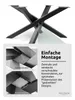 holz4home® Tiempo Spider Tischgestell in Schwarz Produktbild-Vorschau 7