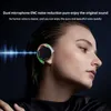 A woman wearing an earbud, with sound waves emanating from it. Náhled obrázku produktu