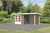 Gartenhaus Karibu Kodiak 3,5 inkl. Schleppdach 2,4 m und Produktbild-Vorschau 1