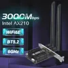 BRAINZAP Scheda WLAN PCIe 5400 Mbit/s PCI-Express WiFi 6 E Anteprima dell’immagine prodotto 6