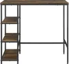 Bartisch Växjö 100x109x60cm Bartresen mit 3 Ablagen Produktbild-Vorschau 4