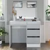 Coiffeuse Vicco Sherry Blanc Haute brillance 90cm avec Voir les images du produit 5