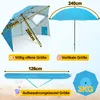 Eikuavons Sonnenschirm 210 cm UPF 50+, tragbarer Produktbild-Vorschau 2