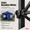 ONBEST Pavillon 3x3 | Wasserdicht | faltbar | Blau | mit Produktbild-Vorschau 11