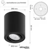 3er Set Oktaplex Aufbaustrahler Alu schwenkbar inkl. LED Produktbild-Vorschau 5