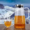 Intirilife Karaffe in KLAR – 1,2l Krug aus Borosilikatglas Produktbild-Vorschau 6