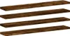 Four wooden shelves are shown against a white background. Anteprima dell’immagine prodotto