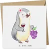 Mr. & Mrs. Panda Klappkarte Weinhändlerin Herz - Weiß - Produktbild-Vorschau 1