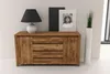 Kommode Tinci aus Wildeiche massiv 150x45x77 mit 2 Türen 4 Produktbild-Vorschau 4